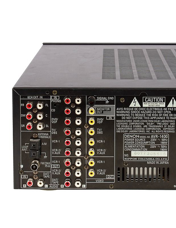 DENON AVR-1400 viritinvahvistin - Audio - 10105601633 - 4