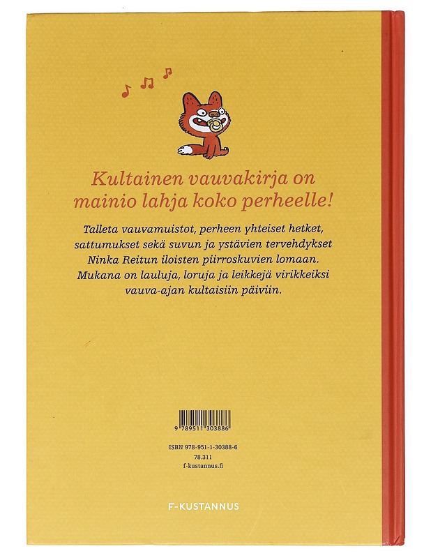 Kultainen vauvakirja -Virpi Kari - Lastenkirjat - 10105601657 - 1