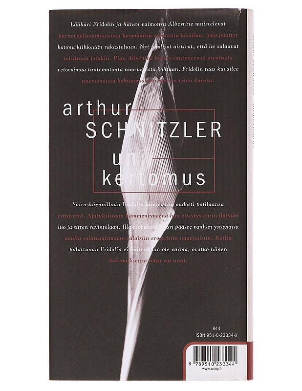 K18 Unikertomus - Arthur Schnitzler - Romaanit ja novellit - 10105601740 - 1