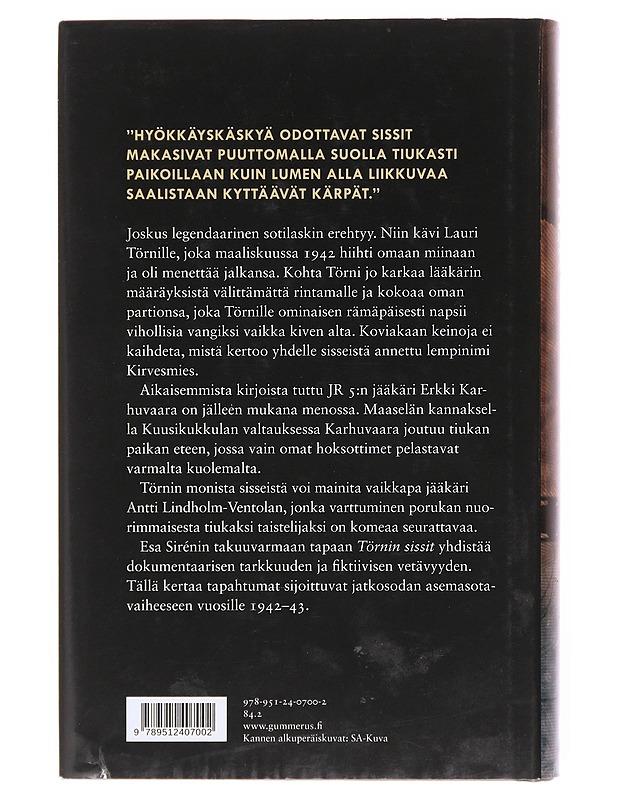 Törnin sissit - Esa Sirén - Romaanit ja novellit - 10105601745 - 1