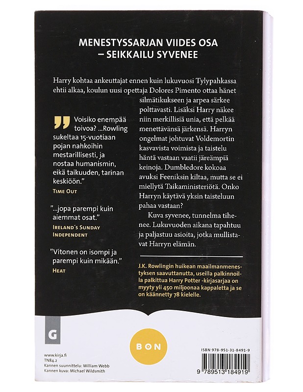 Harry Potter ja Feeniksin kilta - Rowling, J. K. - Fantasia- ja scifi - 10105601756 - 1