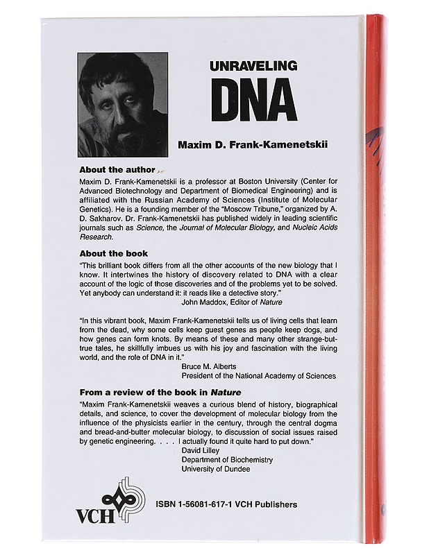 Unraveling DNA - Maxim D. Frank-Kamenetskii - Tietokirjat ja oppaat - 10105601775 - 1