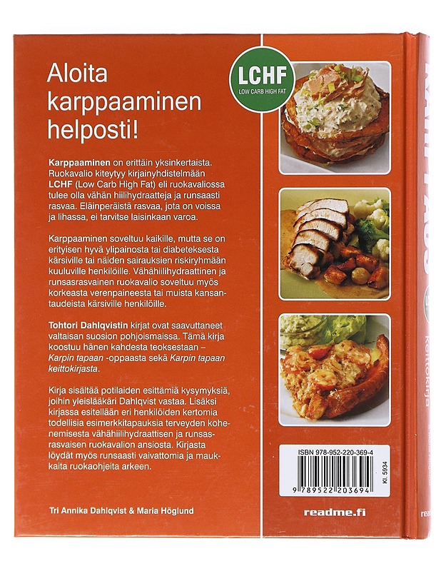 Karppaus : opas ja keittokirja - Dahlqvist, Annika - Ruokakirjat - 10105601782 - 1