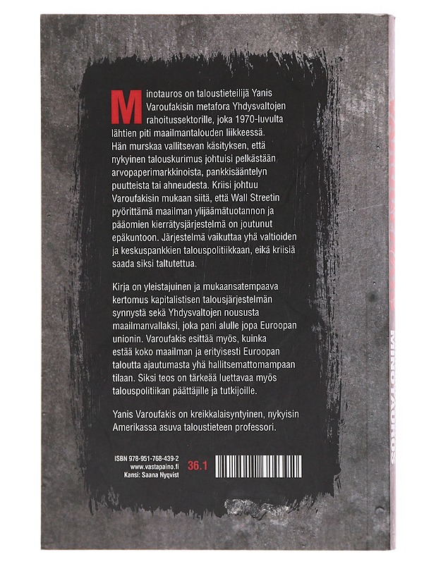 Maailmantalouden Minotauros - Yanis Varoufakis - Tietokirjat ja oppaat - 10105601792 - 1