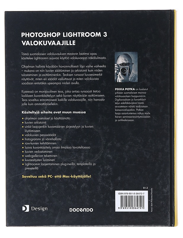 Photoshop Lightroom 3 valokuvaajille - Pekka Potka - Tietokirjat ja oppaat - 10105601795 - 1