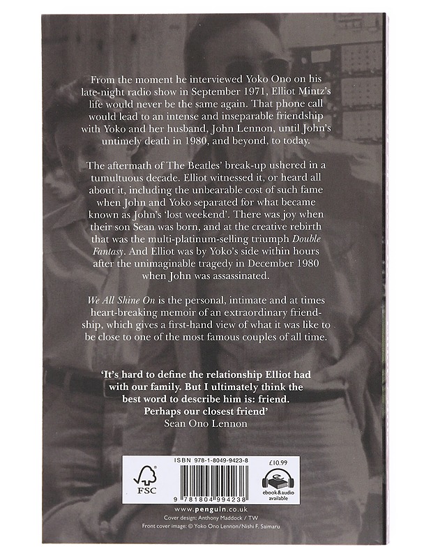 We All Shine On : John, Yoko and Me - Elliot Mintz - Elämäkerrat ja muistelmat - 10105601799 - 1