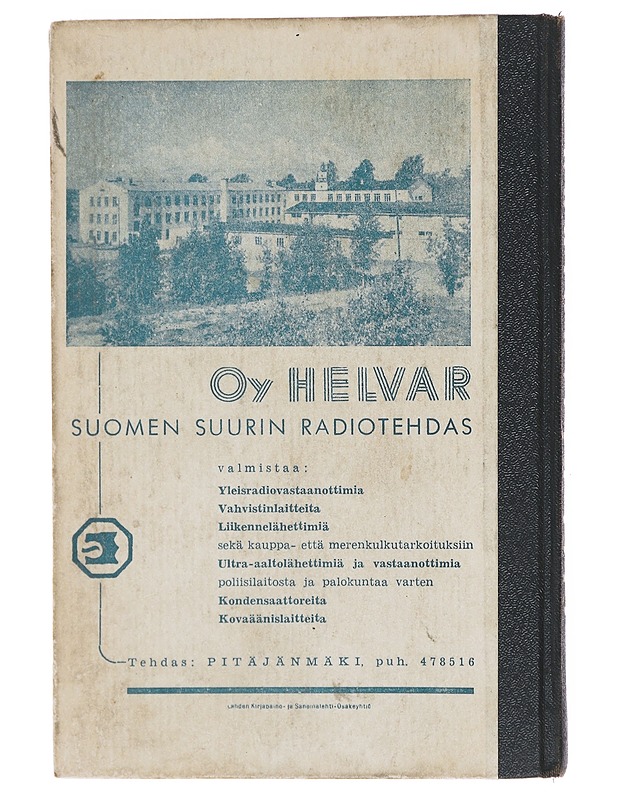 Radiokirja 1949 - T. Paatero - Tietokirjat ja oppaat - 10105601808 - 1