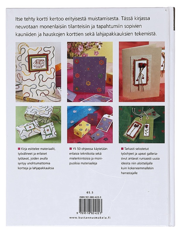 Tee itse kortit ja lahjarasiat / yli 50 mallia ja tarkat työohjeet - Bolton, Vivienne - Harrastekirjat - 10105601824 - 1
