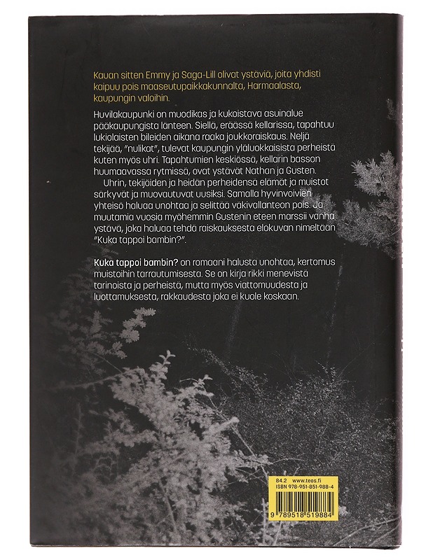 Kuka tappoi bambin? - Monika Fagerholm - Romaanit ja novellit - 10105601830 - 1