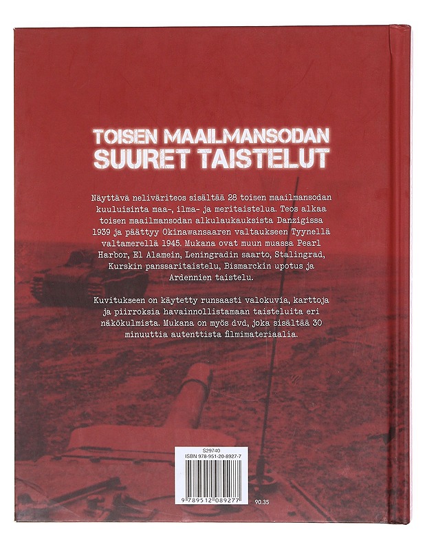 Toisen maailmansodan suuret taistelut - Mann, Chris - Historiakirjat - 10105601836 - 1