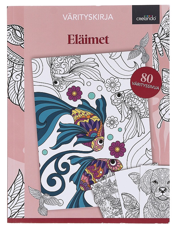 Eläimet : värityskirja - Harrastekirjat - 10105601841 - 0