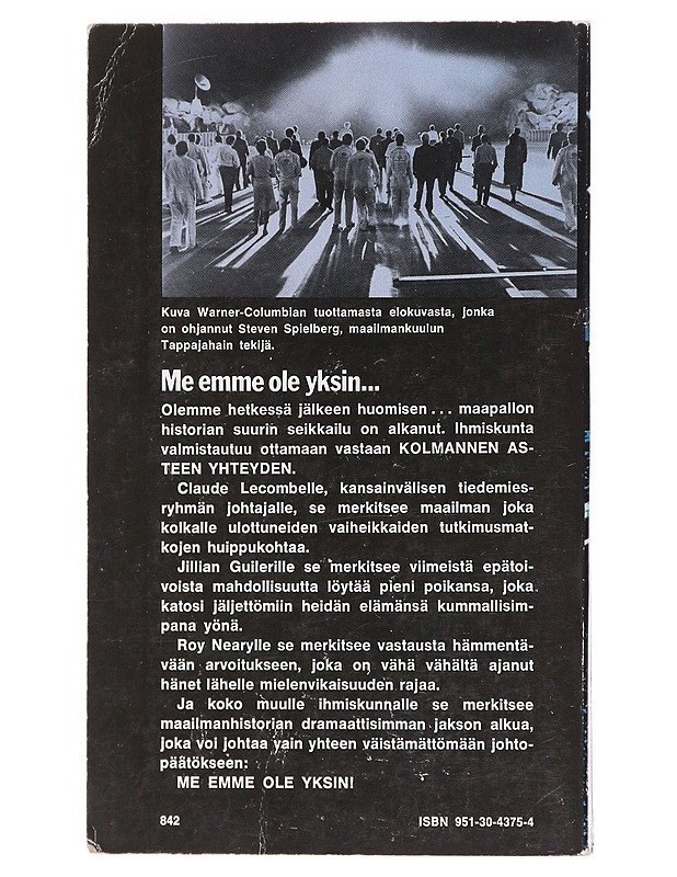 Kolmannen asteen yhteys  - Spielberg, Steven - Fantasia- ja scifi - 10105601898 - 1