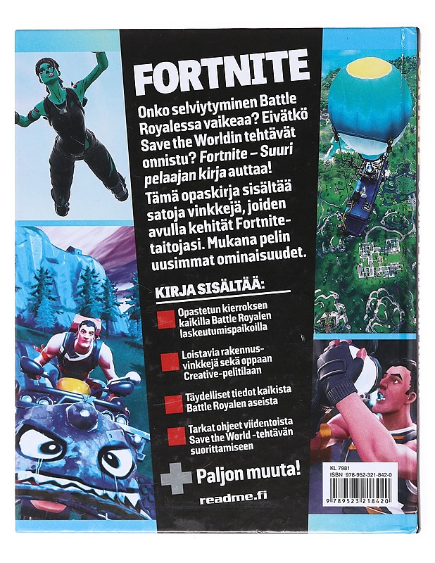 Fortnite / suuri pelaajan kirja : Battle Royale + Save the World - Collins, Barry - Tietokirjat ja oppaat - 10105601930 - 1
