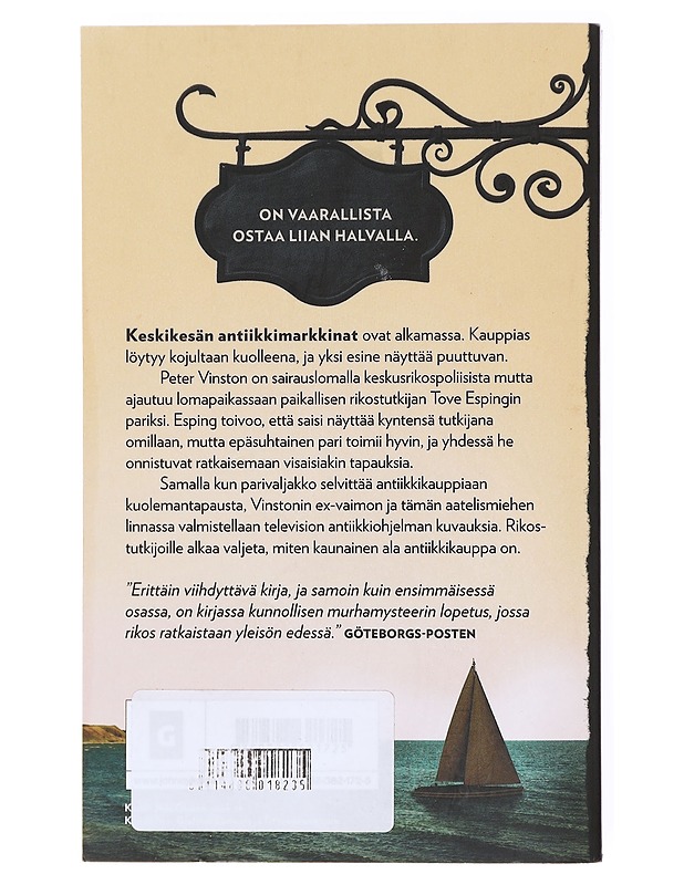 Antiikkikauppiaan kuolema - De la Motte, Anders - Jännitys ja dekkarit - 10105601935 - 1