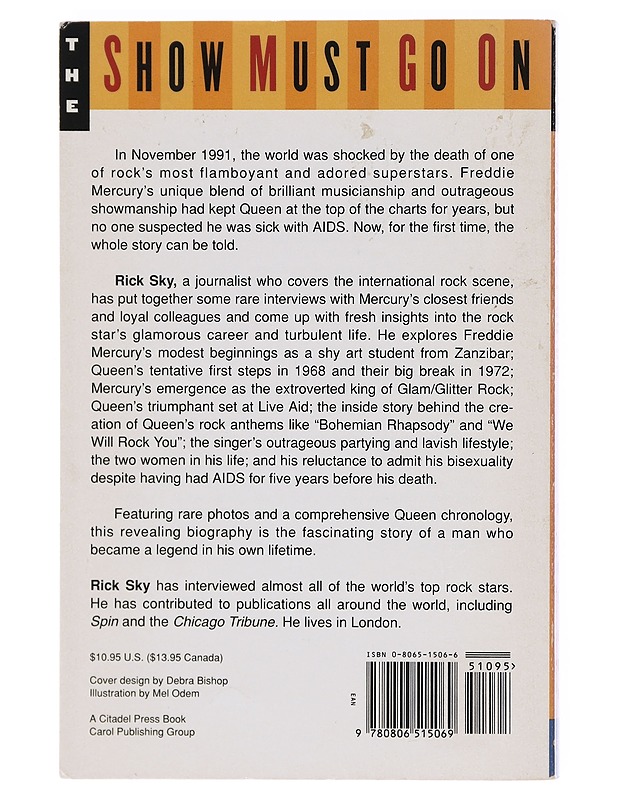 The show must go on : the life of Freddie Mercury - Rick Sky - Elämäkerrat ja muistelmat - 10105602095 - 1