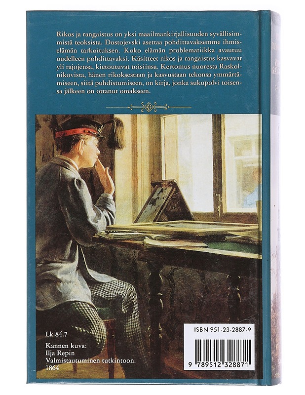 Rikos ja rangaistus - F. M. Dostojevski - Romaanit ja novellit - 10105602103 - 1
