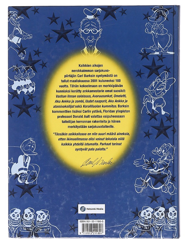 Vuosisadan ankat / Carl Barksin omat suosikit - Carl Barks - Sarjakuvat - 10105602112 - 1