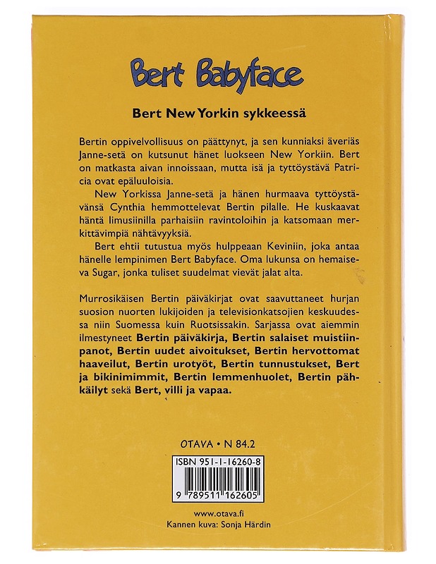Bert Babyface - Jacobsson, Anders - Romaanit ja novellit - 10105602122 - 1