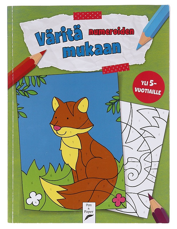 Väritä numeroiden mukaan - Jutta S.L. Langer - Lastenkirjat - 10105602210 - 0