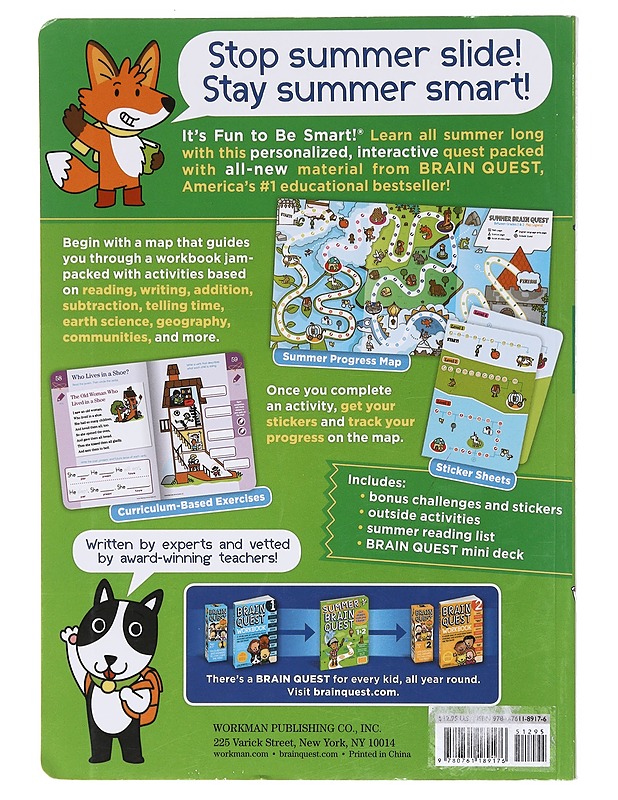 Summer brain quest : Workbook, get ready for 2nd grade! - Megan Hewes Butler - Lastenkirjat - 10105602263 - 1