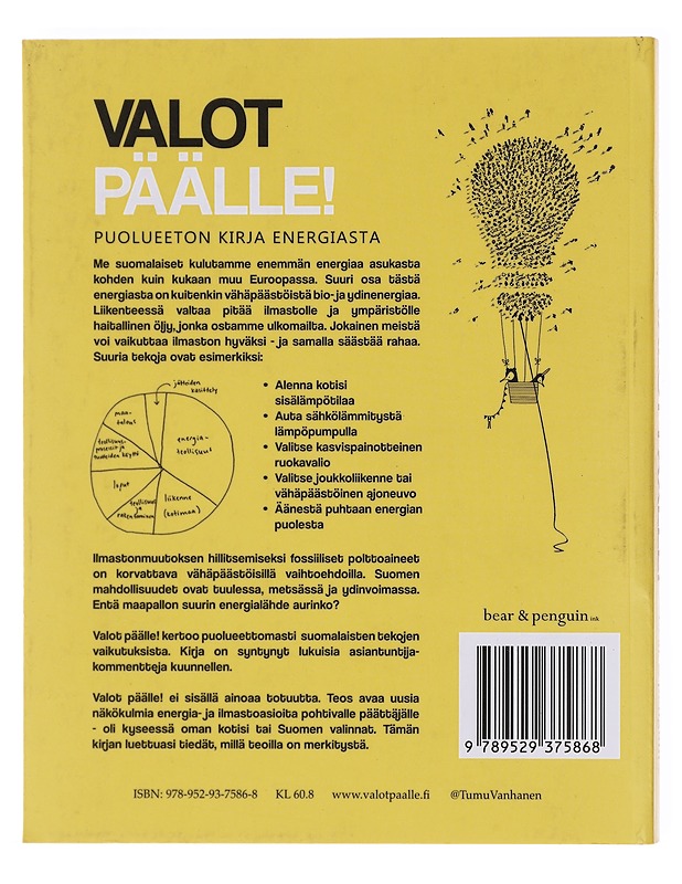 Valot päälle! - Vanhanen, Tuomas - Tietokirjat ja oppaat - 10105602285 - 1