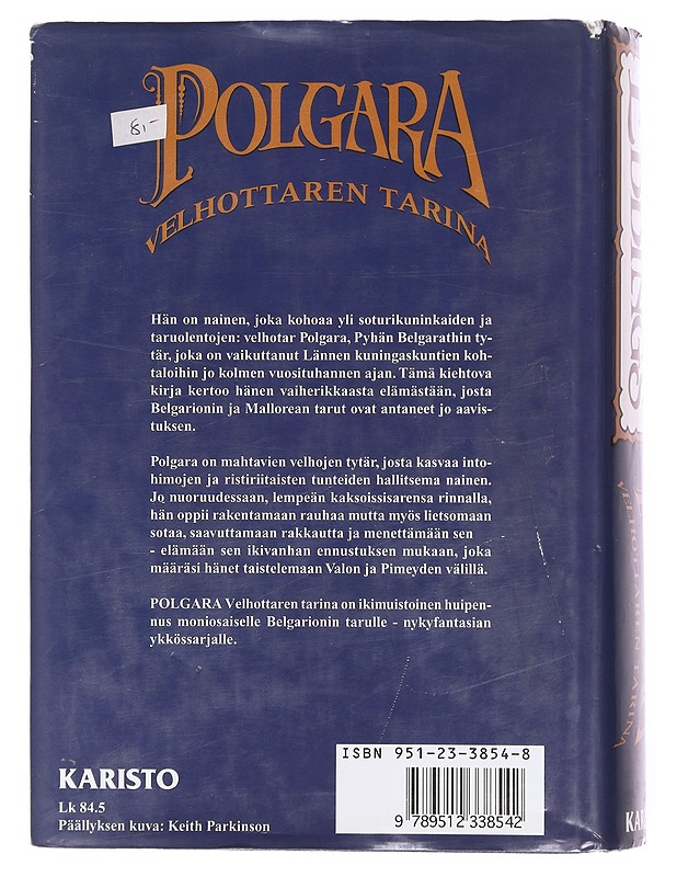 Polgara / velhottaren tarina - Eddings, David - Fantasia- ja scifi - 10105602298 - 1