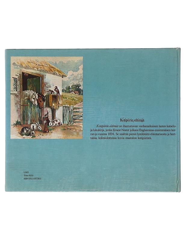 Kotipiirin eläimiä - Nister, Ernest - Lastenkirjat - 10105602310 - 1
