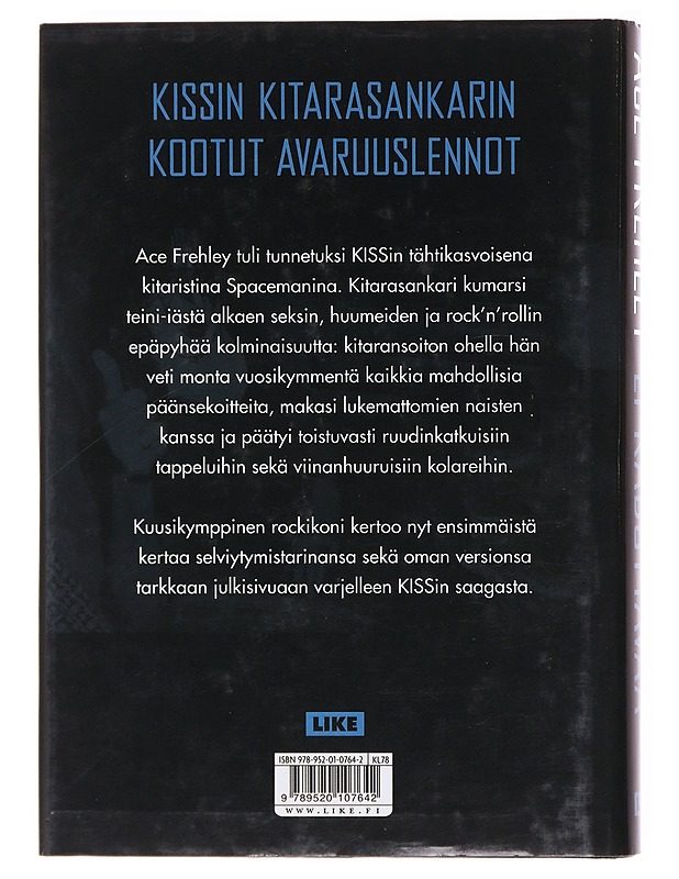 Ei kaduttavaa / rock'n'roll-muistelmat - Frehley, Ace - Elämäkerrat ja muistelmat - 10105602323 - 1