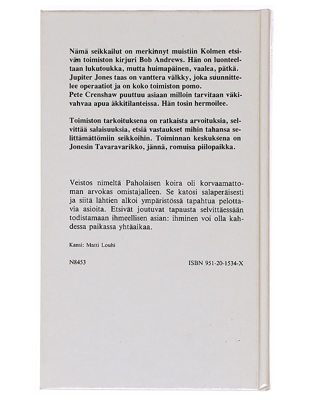3 etsivää ja paholaisen koira - William Arden - Nuorten kirjat - 10105602335 - 1