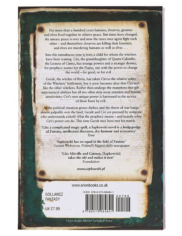 Blood of elves - Sapkowski, Andrzej - Fantasia- ja scifi - 10105602356 - 1