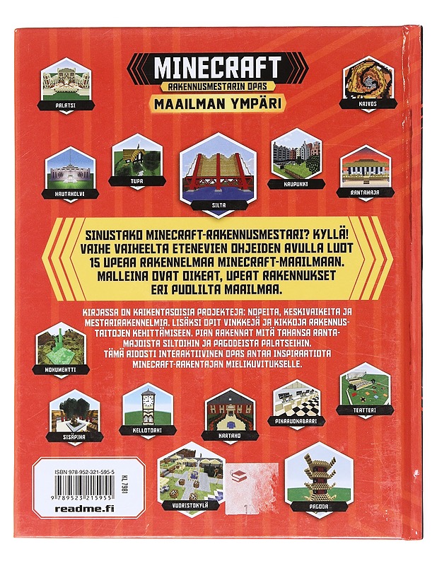 Minecraft / rakennusmestarin opas : maailman ympäri - Joey Davey - Nuorten kirjat - 10105602452 - 1