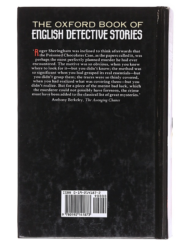 THE OXFORD BOOK OF ENGLISH DETECTIVE STORIES - Romaanit ja novellit - 10105602467 - 1