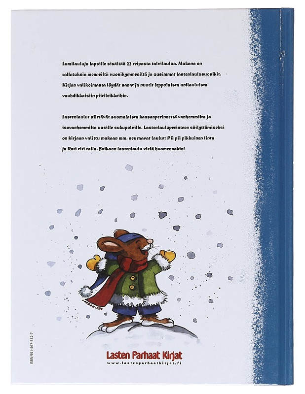 Lumilauluja lapsille - Halonen, Eeva - Lastenkirjat - 10105602475 - 1