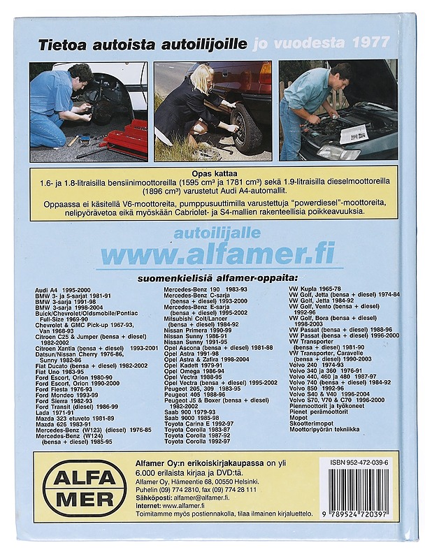 Audi A4 1995-2000 / korjausopas - Legg, A. K. - Tietokirjat ja oppaat - 10105602482 - 1