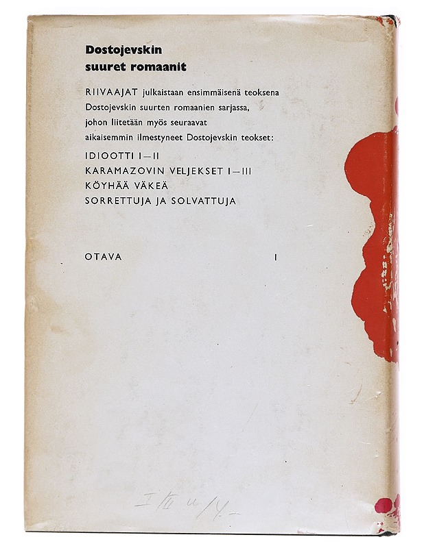 Riivajat osat I ja II - Fedor Dostojevski - Romaanit ja novellit - 10105602528 - 1