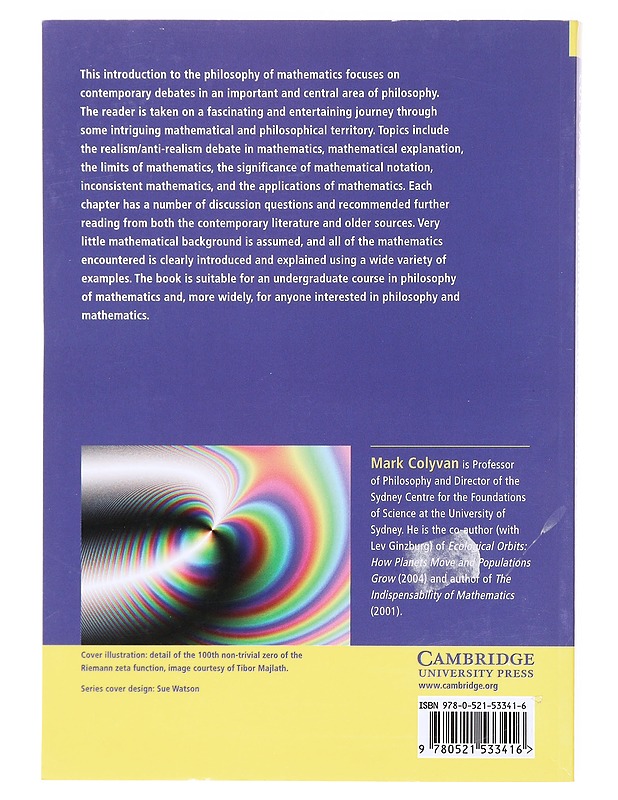 An Introduction to the Philosophy of Mathematics  - Mark Colyvan  - Tietokirjat ja oppaat - 10105602527 - 1