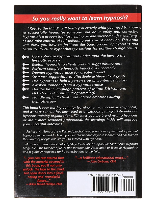 Keys to the mind - Nongrad & Thomas - Tietokirjat ja oppaat - 10105602537 - 1
