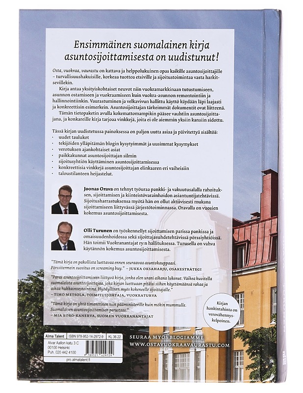Osta, vuokraa, vaurastu - Orava, Joonas - Tietokirjat ja oppaat - 10105602547 - 1