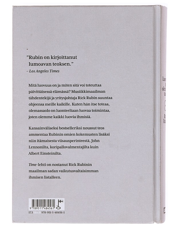 Luovuus ja olemisen taito - Rick Rubin - Taide- ja kulttuurikirjat - 10105602565 - 1