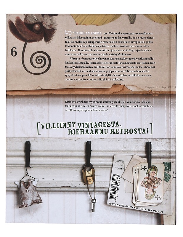 Vintagen viemää - Rinkinen, Katja - Sisustuskirjat - 10105602570 - 1