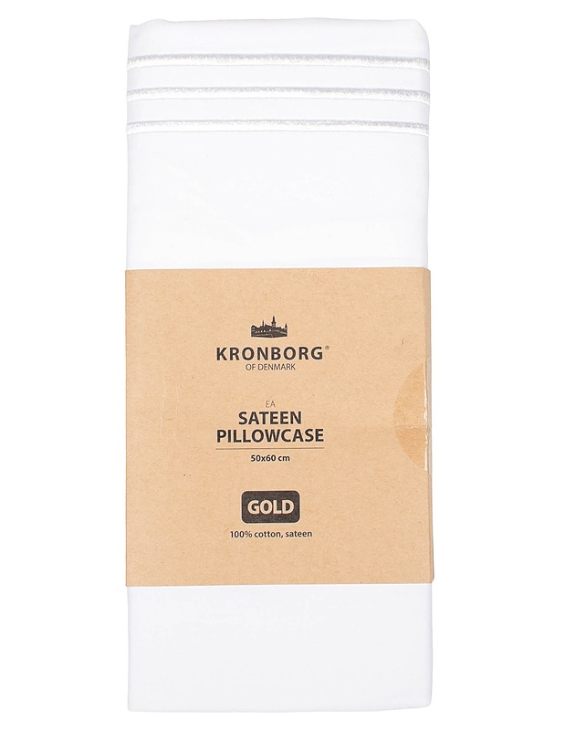 JYSK Kronborg gold tyynyliina, 50x60 cm - Liinavaatteet - 10105602575 - 0