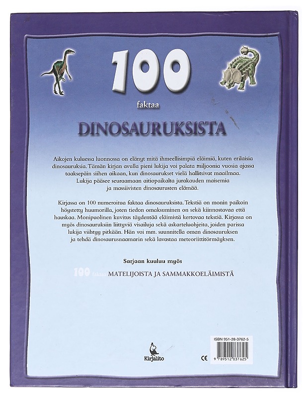 100 faktaa dinosauruksista - Parker, Steve - Lastenkirjat - 10105602577 - 1