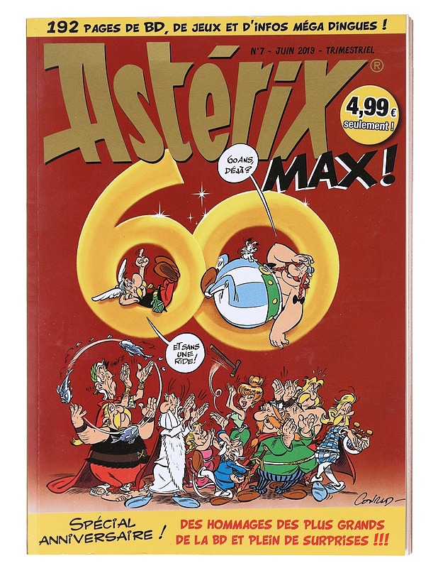 Astérix max! 7/2019 ; 192 pages de BD, de jeux et dínfos méga dingues - Sarjakuvat - 10105602591 - 0
