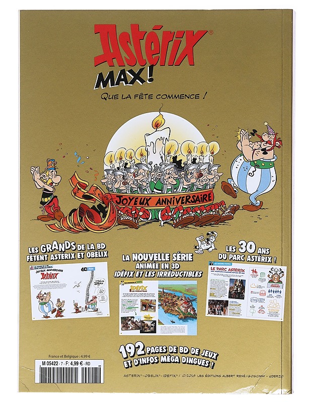 Astérix max! 7/2019 ; 192 pages de BD, de jeux et dínfos méga dingues - Sarjakuvat - 10105602591 - 1