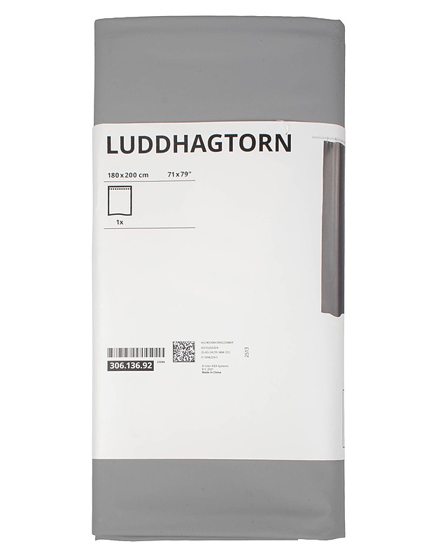 IKEA Luddhagtorn suihkuverho, 180x200 cm - Verhot ja kapat - 10105602590 - 0