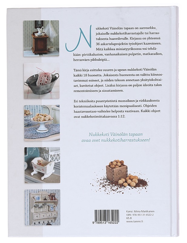 Nukkekoti Väinölän tapaan / tee itse nukkekodin huonekaluja ja pikkuesineitä - Maria Malmström - Harrastekirjat - 10105602598 - 1