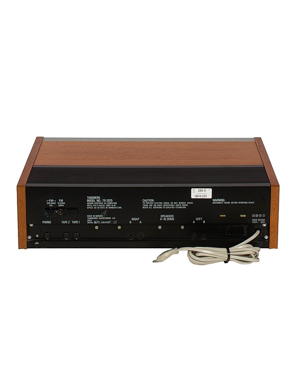 TANDBERG TR 2025 stereo-viritinvahvistin - Audio - 10105602609 - 2