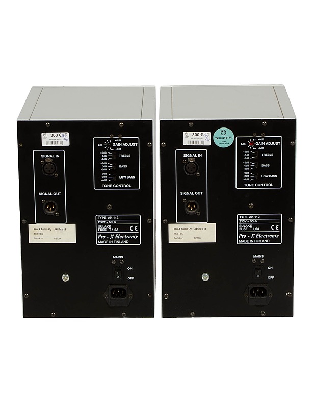 PRO-X AUDIO Aktiflex 11 aktiivimonitorit, 2 kpl - Audio - 10105602637 - 2