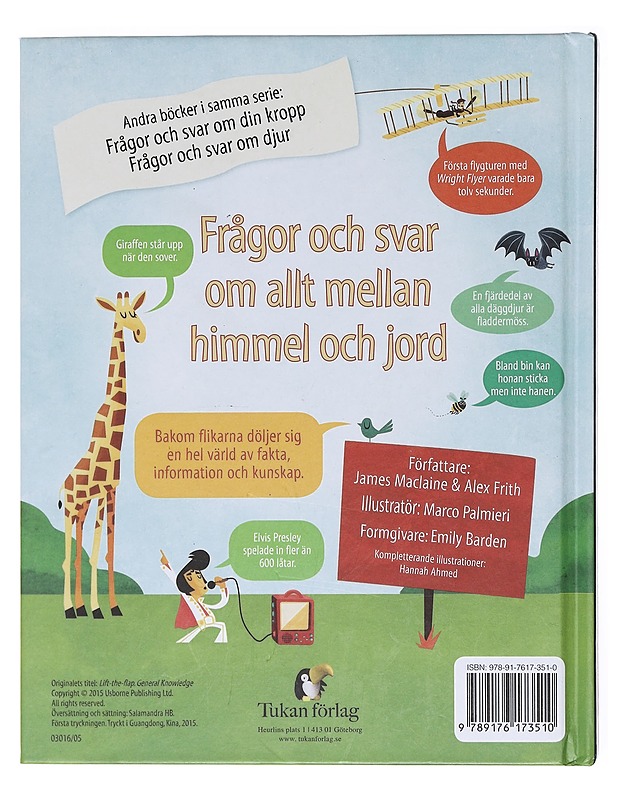 Frågor och svar om allt mellan himmel och jord - James Maclain - Lastenkirjat - 10105602626 - 1