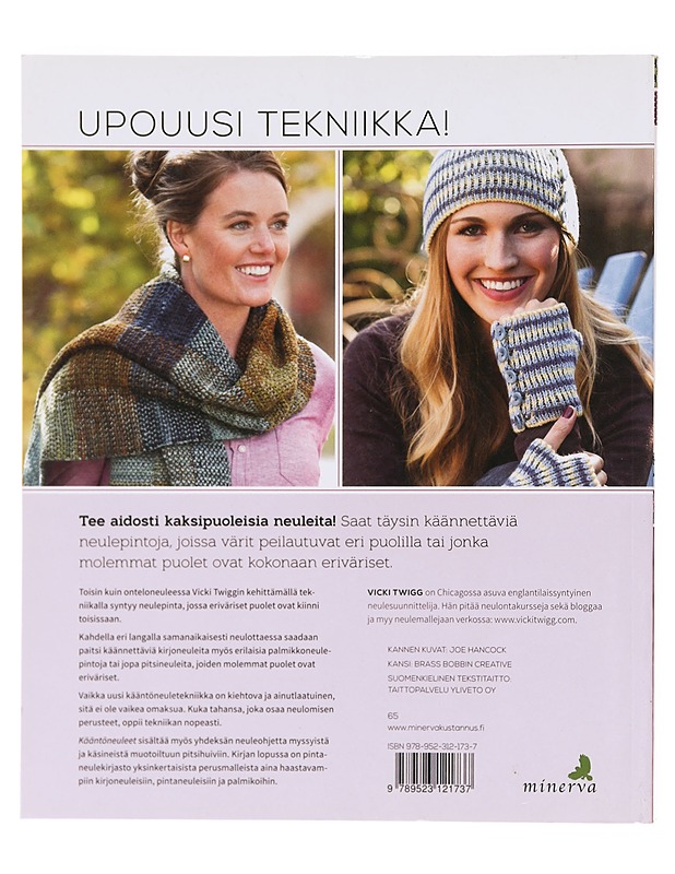 Kääntöneuleet / opi uusi kaksipuoleinen neuletekniikka - Twigg, Vicki - Tietokirjat ja oppaat - 10105602652 - 1